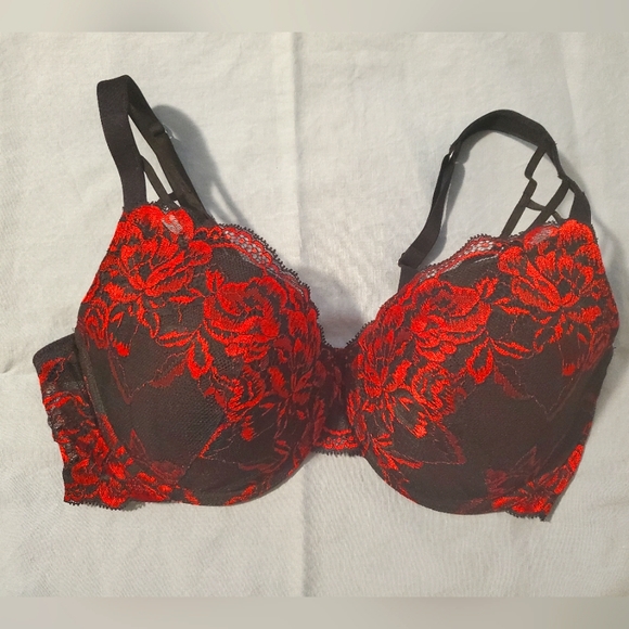 La Senza So Free Red/Black Bra 36C - Picture 1 of 2